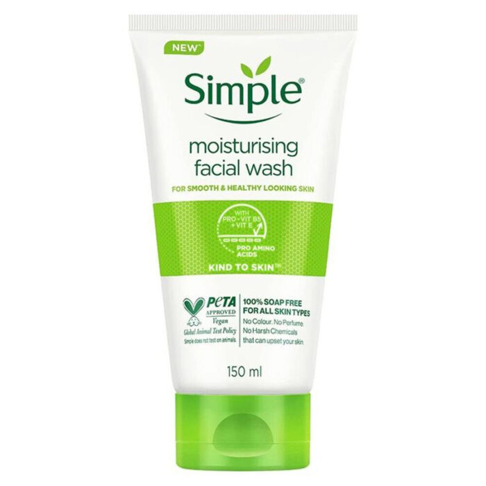 Simple moisturizing face wash 150ml