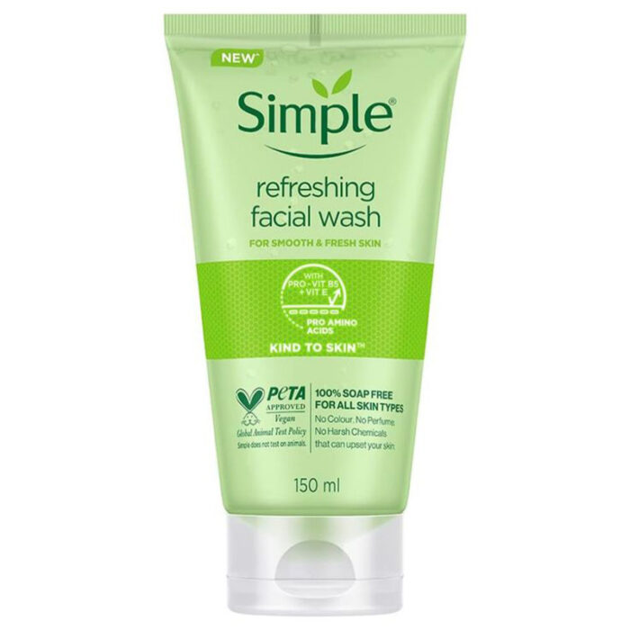 Simple refreshing facial wash 150ml